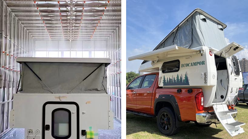 Truck camper production process5