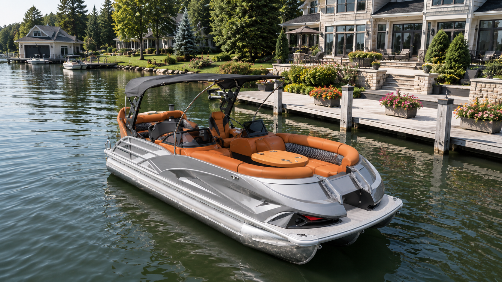 Kinocean pontoon boat